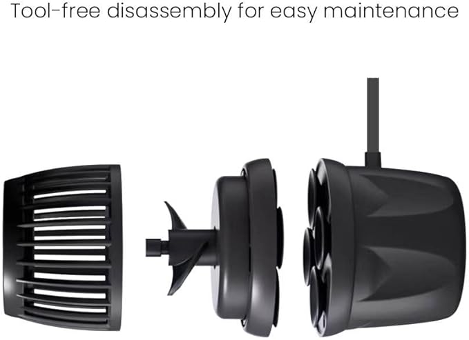 Aquarium Wave Maker Pump (DMP30) – Submersible Powerhead for Saltwater Marine Reef Tanks, Smart Controller & Bluetooth App Control-PawvioPets