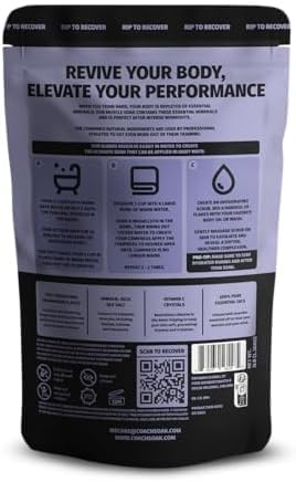 3 Pack Bundle: Coach Soak Recovery Bath Soak, Epsom Salt Bulk, Bath Salts Bulk, 3 Pack Bundle, Total of 9 Pounds (Eucalyptus, Lavender, Citrus)-PawvioPets