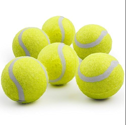 ALL FOR PAWS Dog Tennis Balls for Dogs, Great for Mini Ball Launcher, 6 Pack 2 Inch Tennis Balls-PawvioPets