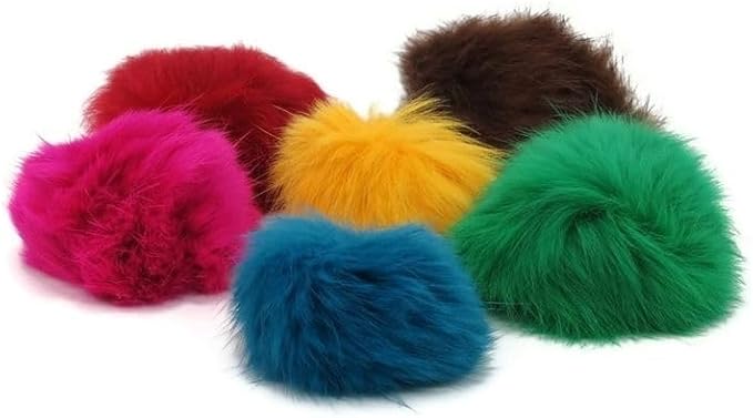 3 Count of Bat Arounds: Fur Ball Cat Toy from Da Bird-PawvioPets