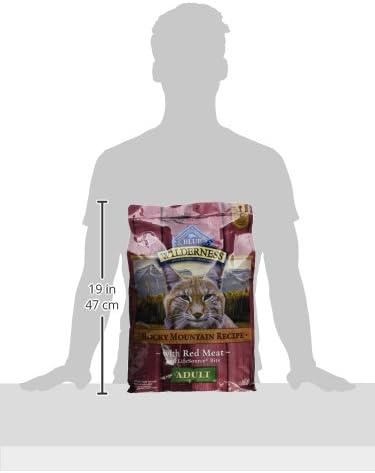 Blue Buffalo Wilderness Adult Dry Cat Food, Rocky Mountain Recipe, Chicken-Free & Grain-Free Recipe Made with Natural Ingredients, Red Meat, 10-lb Bag-PawvioPets