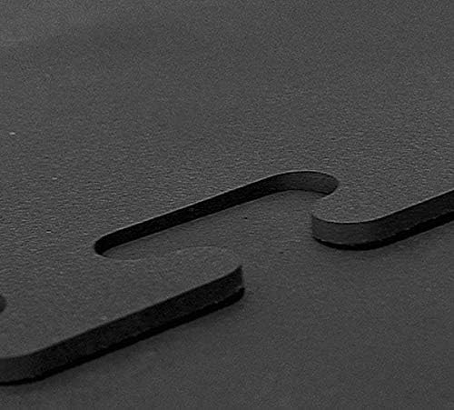 American Floor Mats - Heavy Duty Stall Tiles - Stable/Horse Flooring - Thick, Durable Rubber Solid Black 8' x 20' Set 3/8" Thick (40 Tiles Total)-PawvioPets