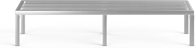 20 in X 60 in. Aquarium Stand | Industrial Style Aluminum Fish Tank Base with Open Frame Design-PawvioPets