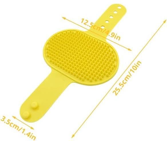 4PCS Cat Self-Groomer, Indoor Cat Brush, Adjustable Silicone Self-Cleaning Massage Tool for Dogs and Cats Scrubbing, Bathing, Massage, Hair Cleaning-PawvioPets