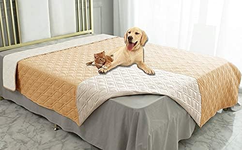 Ameritex Waterproof Dog Bed Cover Pet Blanket for Furniture Bed Couch Sofa Reversible-PawvioPets