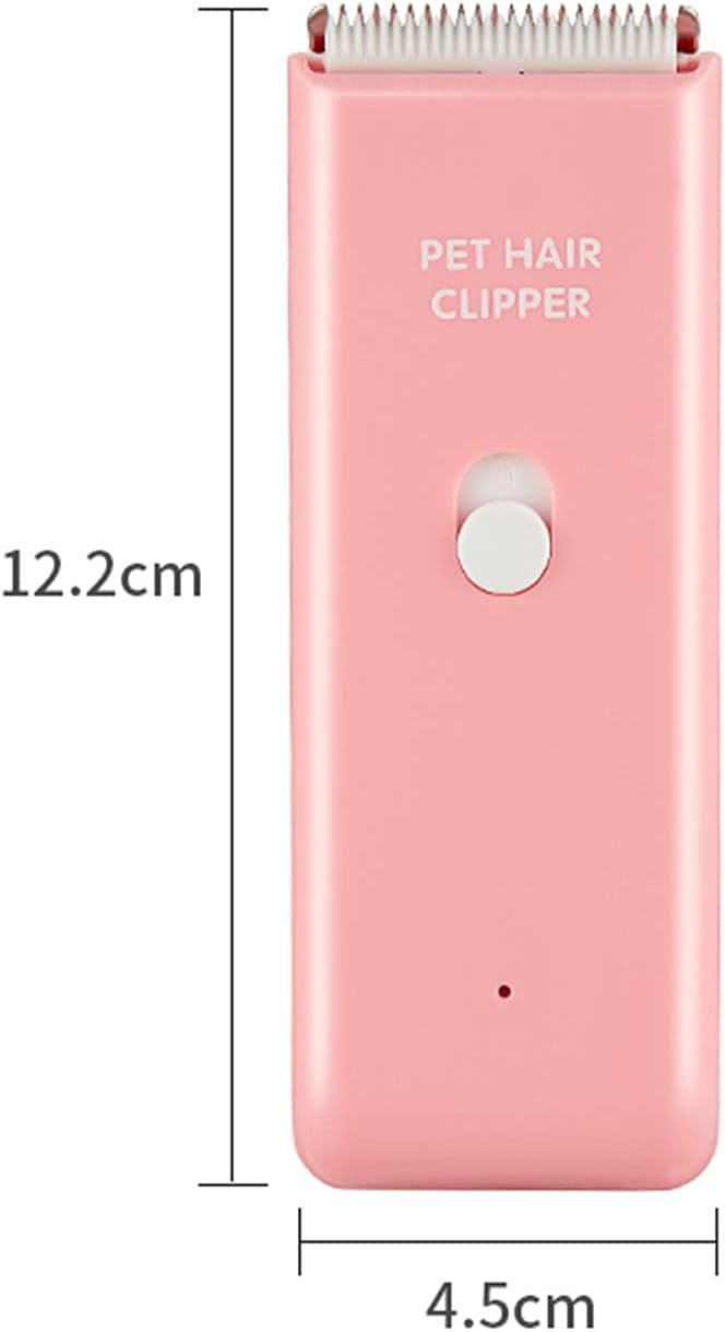 Dog Cat Home Hair Waterproof Clipper Portable Electric USB Rechargeable Pet Grooming Tools Low Noise Shaver Cordless Trimmer for Small and Large Pets-PawvioPets