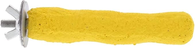 Comfort Grip Safety Perch for Bird Cages - Pedicure Perch for Birds to Keep Nails and Beaks in Top Condition - Safe Easy to Install Bird Cage Accessories - X-Small 4.5"-PawvioPets