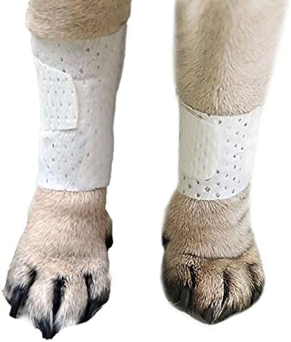 Basic Leg Bandages for Dogs, Cats and Other Pets First Aid Non-Adhesive Fur Friendly - Value 10 Pack (5 Standard, 5 Wide) by PawFlex (XX-Small)-PawvioPets