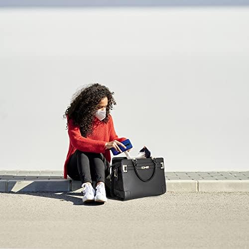 Fashion Pet Carrier Dog Cat Carrier Purse Soft-Sided Leather Handbag Pet Tote Bag for Small Dogs Puppy and Cats TSA Airline Approved-PawvioPets