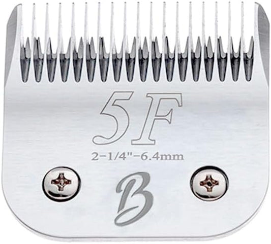 Detachable A Series 5f Blade Dog Grooming Cuts Length 1/4" - 6.4mm Japanese High Carbon Steel 6.4 mm Clipper Blade 5f | Detachable Blade Clippers (Compatible A5 Series(B5F)-PawvioPets