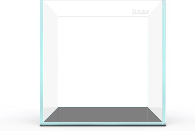 33 Gallon Cube Rimless Aquarium, Ultra Clear Low Iron Large Fish Tank, L19.7×W19.7×H19.7 Glass Thickness 8mm with EVA Foam Leveling Mat-PawvioPets