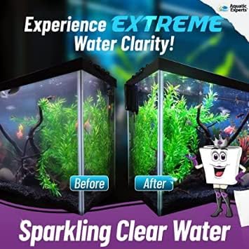 Aquarium Carbon Pad - Cut to Fit Carbon Infused Filter Pad Media for Crystal Clear Fish Tank and Ponds (10.5 Inch Width, Aquarium Bundle)-PawvioPets