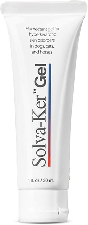 Dry Nose and Paw Soother, Solva-Ker Gel Moisturizer for Pet's Cracked Nose and Paws, Greaseless Healing Balm for Dogs, Cats, and Horses-PawvioPets