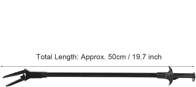 Aquarium Tweezer, 19.7 inch Aquarium Tongs, Water Plants Algae Plastic Clamp Clip Cleaning Tool, Multi Purpose Plant Pruning Pliers Cleaner Fish Tank Tweezer for Fresh and Saltwater Fish Tanks-PawvioPets