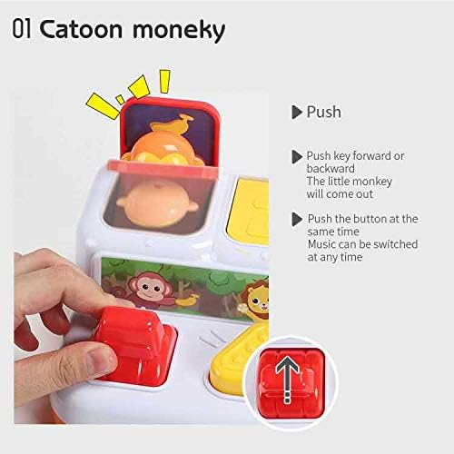 Animal Park Interactive Pop Up Music Toy,Up- Early Education Activity Center Toy, Ages 7 8 9 10 11 12 Months and up Infant Toddlers Toys.-PawvioPets