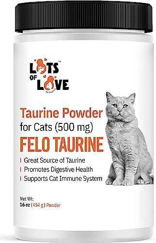 FELO Taurine - Taurine Supplement for Cats, Taurine for Cats, Taurine Powder for Cat - 16 Oz, Powder (Thomas Pet Earlier)-PawvioPets