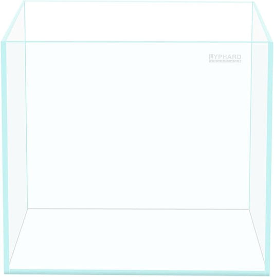 21 Gallon Rimless Aquarium Tall Tank, Ultra Clear Low Iron Big Fish Tank, L15.8×W15.8×H19.7 Glass Thickness 6mm with EVA Foam Leveling Mat-PawvioPets