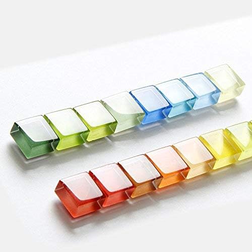 48 Refrigerator Magnets Cute Fridge Magnets for Whiteboard, Locker | Colorful Magnets Glass Decorative Magnets for Office Kitchen (24 x 2)