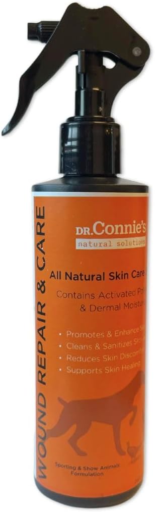 Dr. Connie's Natural Solutions Wound Repair & Care for Sporting Dogs | Veterinarian Formulated Skin Care Solution | Promotes & Enhances Skin Healing-PawvioPets