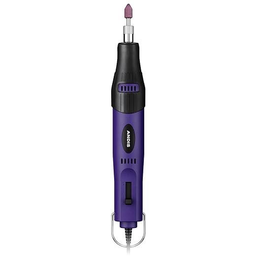 Andis 66745 EasyClip 2-Speed Pet Nail Grinder, Purple-PawvioPets