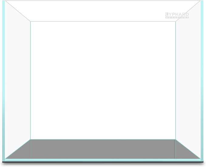 3.5 Gallon Rimless Aquarium, Ultra Clear Low Iron Nano Fish Tank for Betta Shrimp, L15×W5.5×H9.8 Glass Thickness 5mm with EVA Foam Leveling Mat-PawvioPets