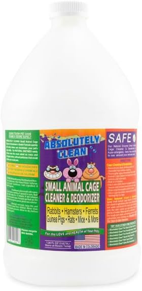 Amazing Small Animal Cage Cleaner, Just Spray/Wipe, Easily Removes Messes & Odors - Hamster Cages, Mice, Rat Cage, Guinea Pig Cage, Rabbit Cage, Ferret Cage, Dog Cage - USA Made-PawvioPets