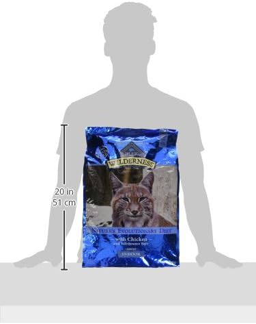 Blue Buffalo Wilderness Nature's Evolutionary Diet High-Protein, Grain-Free Natural Dry Food for Adult Cats, Chicken, 11-lb. Bag-PawvioPets