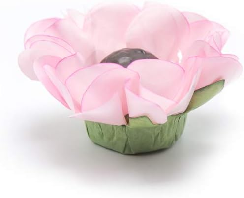 Handmade Paper Truffle Cups | Truffle Liners | Truffle Wrappers | Fominhas | Candy cups for chocolate | Forminhas de Brigadeiro | Candy liners - Pack of 20 - (Paper, Pink)