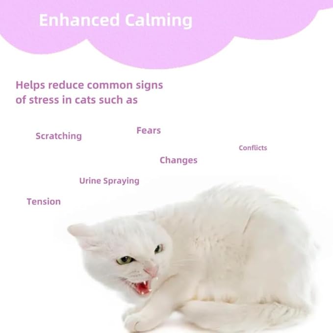 Calming Pheromone Diffuser Kit for Cats, Reduces Fighting, Spraying & Scratching (48 mL)-PawvioPets