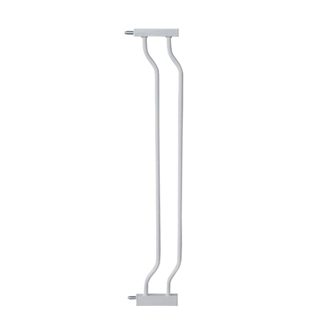 ALLAIBB Extra Wide Pressure Mounted Baby Gate Walk Through Child Kids Safety Toddler Tension White Long Large Pet Dog Gates with Extension for doorways Kitchen and Living Room (4.72"/12cm)-PawvioPets