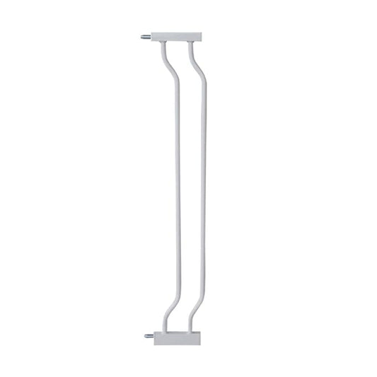 ALLAIBB Extra Wide Pressure Mounted Baby Gate Walk Through Child Kids Safety Toddler Tension White Long Large Pet Dog Gates with Extension for doorways Kitchen and Living Room (4.72"/12cm)-PawvioPets