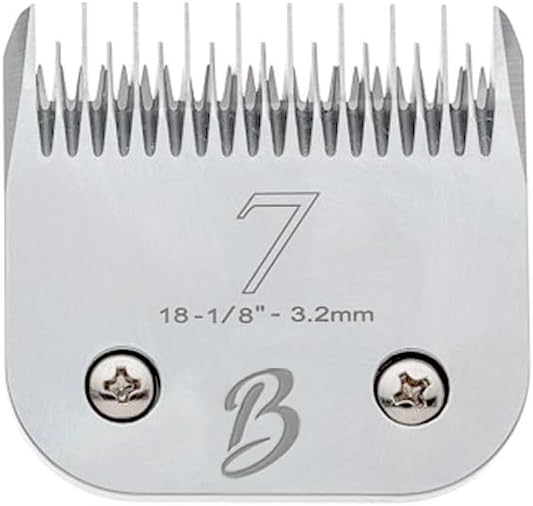 Detachable A Series 7 Skip Tooth Blade Dog Grooming Cuts Length 1/8" - 3.2mm Japanese High Carbon Steel 7 Dog Grooming Blade Supplies | Detachable Blade Clippers (Compatible A5 Series(B7)-PawvioPets