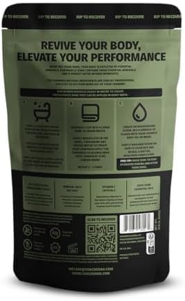 3 Pack Bundle: Coach Soak Recovery Bath Soak, Epsom Salt Bulk, Bath Salts Bulk, 3 Pack Bundle, Total of 9 Pounds (Eucalyptus, Lavender, Citrus)-PawvioPets