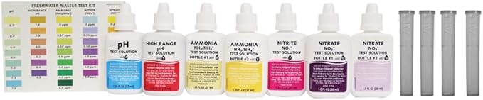 API FRESHWATER MASTER TEST KIT 800-Test Freshwater Aquarium Water Master Test Kit, White, Single, Multi-colored-PawvioPets