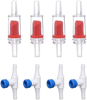 ALEGI 4pcs Large Aquarium Sponge Filter with Suction Cups, Check Valves for Breeding Fry Betta Shrimp Fish Tank (Small up to 10-20Gal 4 Pcs)-PawvioPets