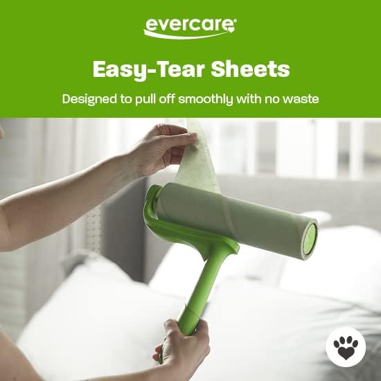 Evercare Ultra Sticky Pet Mega Lint Roller Value Pack with Lint Roller and 2 Refill Rolls, 50 Sheets Each-PawvioPets