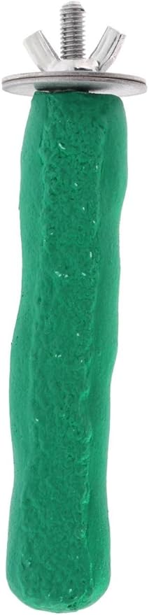 Comfort Grip Safety Perch for Bird Cages - Pedicure Perch for Birds to Keep Nails and Beaks in Top Condition - Safe Easy to Install Bird Cage Accessories - X-Small 4.5"-PawvioPets