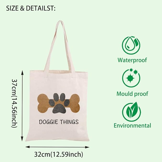 FOTAP Dog Owner Shopping Tote - Dog Park Bag and Doggie Gift-PawvioPets