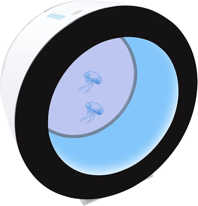 4.8Gal Jellyfish Aquarium Fish Aquarium with Water Circulation and Intelligent Filtration System, 16 Colors and 4 Light-Changing Effects Fish Tank Without Aquarium Water Chiller-PawvioPets