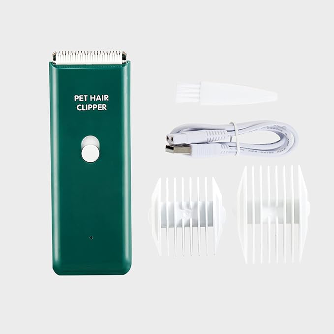 Dog Cat Home Hair Waterproof Clipper Portable Electric USB Rechargeable Pet Grooming Tools Low Noise Shaver Cordless Trimmer for Small and Large Pets-PawvioPets