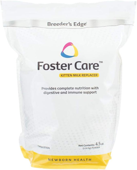Breeder's Edge Foster Care Feline - Powdered Milk Replacer - for Kittens & Cats - 4.5 LB-PawvioPets