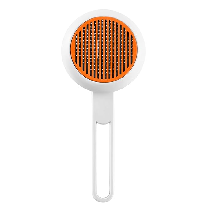 Cat Brush with Release Button, Pet Grooming Brushes for Shedding, Suitable for Long and Short Haired Cats and Dogs, Easy to Remove Removes Loose Undercoat-PawvioPets