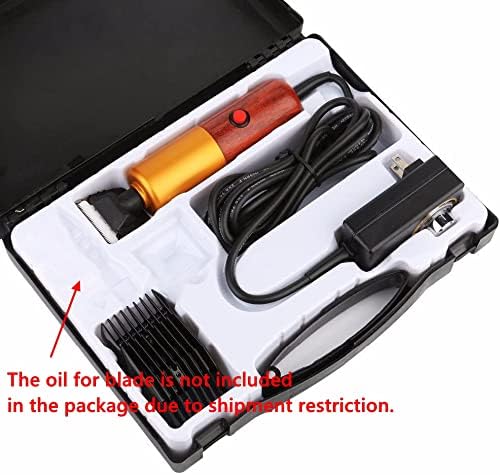 Dream Reach Pet Grooming Clippers, Low Noise Dog Clipper, Electric Cat Hair Shaver Kit, Pet Hair Trimmers for Small Medium Large Dogs Cats with 2 Comb Attachments (A-200W)-PawvioPets