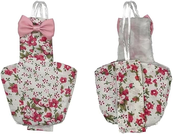 2 PCS Parrot Nappy Clothes Comfort Fit Pink&Balck Parrot Nappy Clothes for Parrots Cockatiels-PawvioPets