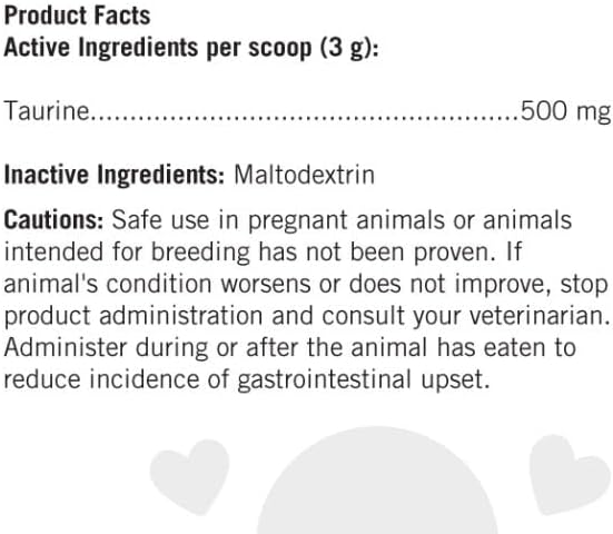 FELO Taurine - Taurine Supplement for Cats, Taurine for Cats, Taurine Powder for Cat - 16 Oz, Powder (Thomas Pet Earlier)-PawvioPets