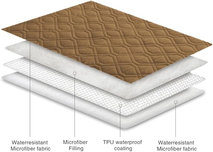 Ameritex Waterproof Dog Bed Cover Pet Blanket for Furniture Bed Couch Sofa Reversible-PawvioPets