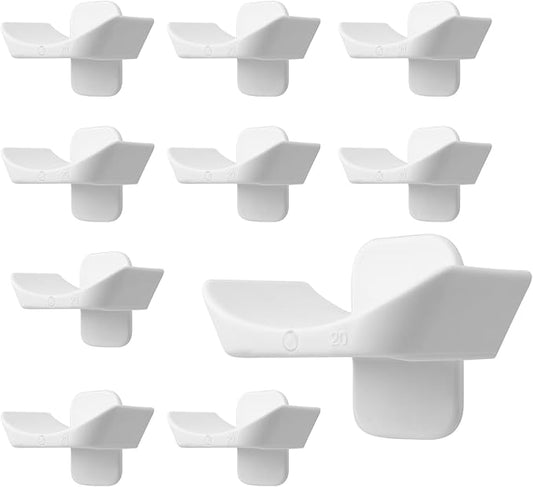 10Pcs Pinless Jump Cups Horse Competition Jump Cups 20mm Horse Jump Cups for Horse Jumper Equestrian Activities-PawvioPets