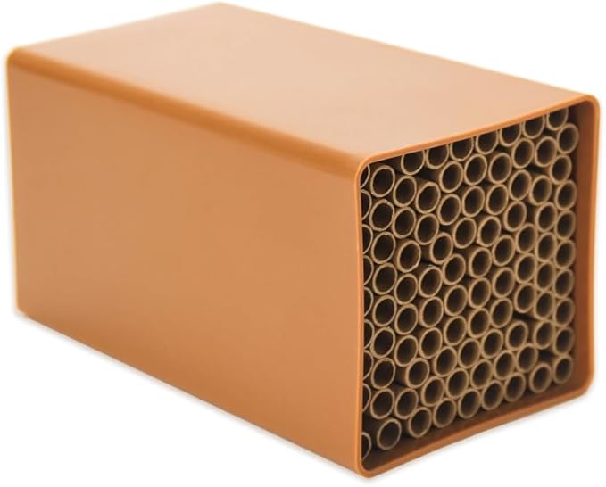 1 Set Cardboard Bee House Nesting Tubes - 6" Long X 5/16" Diameter Tube for Mason Solitary Bees - for Filling Insect Hotels and Bug Houses-PawvioPets