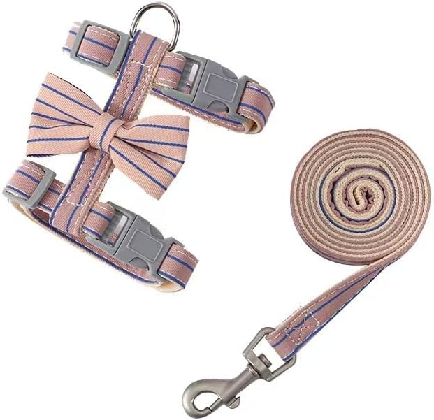 Butterfly Bow Tie Cat Harness and Leash Set - Adjustable, Escape-Proof, Breathable Kitten Vest with Cute Design for Small Cats & Indoor/Outdoor Safety-PawvioPets