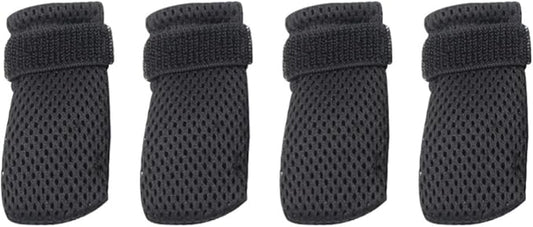 Cat Claw Covers-4pcs Cat Nail Caps Cat Nail Covers Caps Shoes Cats Socks Cat Booties to Prevent Scratching Cat Paw Protector Pet Grooming Booties for Bathing Shaving Checking-PawvioPets